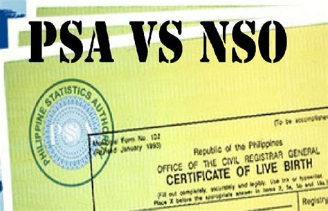 is psa same as nso